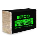 Beco Bamboo Multi-Fold Tissue Papers, 150 Pulls, 32 GSM, 100% Natural...
