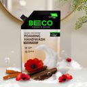 Beco Moisturising Foaming Handwash-Mahogany Teakwood | Refill Pack - 700 ml...