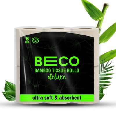 Beco Toilet Tissue Rolls | 3-ply, 960 Pulls (160 x 6 Rolls) 