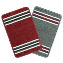 BEDSPUN Door Mats for Home Combo, Floor Mat for Home Entrance & Kitchen Pack of 2 Stripe Red, (37 cm X 57 cm)...