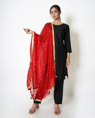 Bee 16  Women Viscose Rayon Kurta Pant Dupatta Set