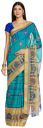 Bee M Pee Designer Womens Banarasi Cotton Saree with Blouse Piece) for women...