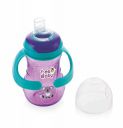 BeeBaby Soft Silicone Spout Sippy / Sipper Cup with Detachable Easy to Grip Handle for Baby / Toddlers. (250 ML / 9 oz.) Anti Spill, Leak Proof, 100% BPA Free. 9 Months+ (Violet)...