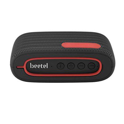 Beetel M10 5 Watt Wireless Bluetooth Speaker (Black and Red)