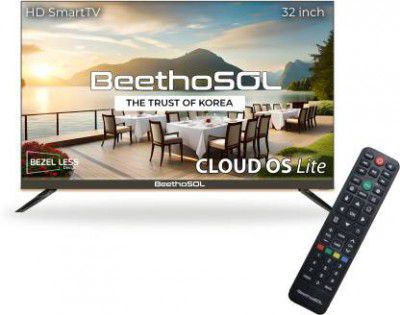BeethoSOL 80 cm (32 inch) HD Ready LED Smart Android Based TV  (LEDSTVBG3284HD27-DN)
