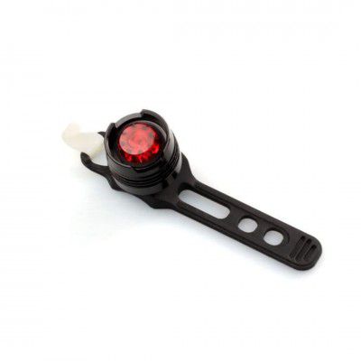 Beetle Cycling Rear Light, Red, Metal Body, 3 Modes, Water Resistant Design, Bright and Focused Light Beam
