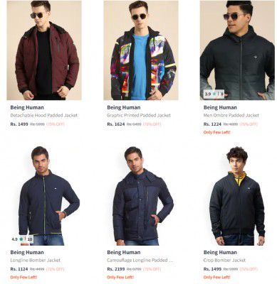 Upto 70% Off Being Human Men's Jacket