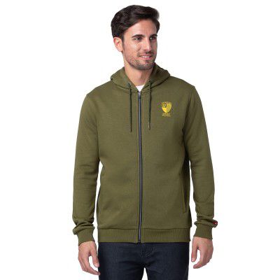 Being Human Men's Solid Cotton Blend Long Sleeve Soft Hoody
