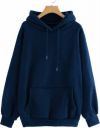 BEING WANTED  Men Full Sleeve Solid Hooded Sweatshirt...