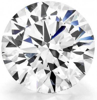 Bejeweled GRA Certified VVS1 D Moissanite with Laser Inscription, Round Brilliant Cut, 3EX, Excellent Lustre, Diamond Alternative