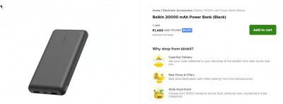 Belkin 20000 mAh Power Bank (Black)