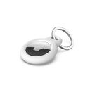 Belkin AirTag Case Secure Holder with Key Chain for Apple Air Tag Protective Cover with Advance Scratch Resistance - White Colour (F8W973)...