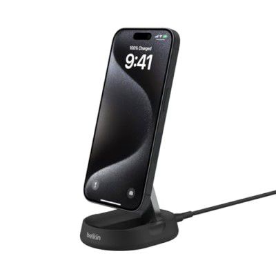Belkin BoostCharge Pro Adjustable Magnetic 15W Charging Stand - Black