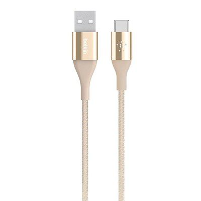 Belkin Mixit DuraTek USB Type-C to USB-A Cable (Gold)