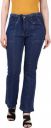 Bella Bonita Women Boot-Leg Mid Rise Dark Blue Jeans...