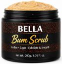 Bella Bum Exfoliating Coffee Body Scrub for Tan Removal & Soft-Smooth Skin - 200Gm...