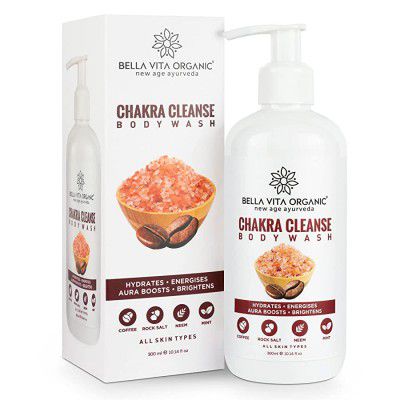 Bella Vita Organic Chakra Cleansing Body Wash Shower Gel Aura Boosting Positivity 300 ml