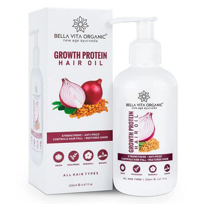 Bella Vita Organic Growth Protein Onion Unisex Hair Oil 200ml
