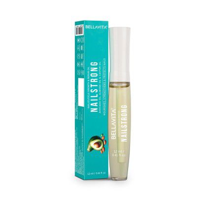 Bella Vita Organic Nail Strong Oil for Cuticle Care, Nail Growth & Strength With Goodness of Almond Oil -12 ml
