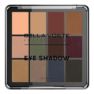 Bella Voste Professional Eyeshadow - 12 in 1 Mesmerizing Colors Palette (BVES103)