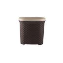 Bellavie Brio Waste Paper Bin, 6 Litres, Matte Brown...