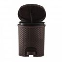 BELLAVIE Java Pedal Bin Big With Inner, 8 Litres, Matte Brown...