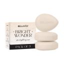 BELLAVITA Bright Wonder Brightening soap | Dark Spot & Pigmentation reduction | Kojic acid & mango butter | Paraben free | pack of 3...