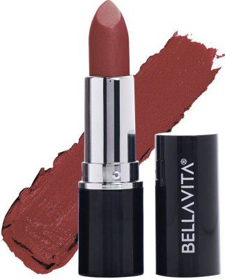 BELLAVITA Comfort Matte Bullet Lipstick | Intense Moisturization | Smooth Glide (Mocha Madness, 4.2 g)