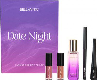 BELLAVITA Date Night Gift Set| Makeup & Fragrance Kit| Luxurious & Long Lasting|  (5 Items in the set)