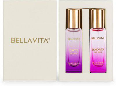 BELLAVITA DATE WOMAN & GLAM WOMAN perfume combo|2X20ML|With Floral & Woody Notes| Eau de Parfum - 40 ml  (For Women)