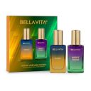 BELLAVITA Ghost & Night Fever Unisex Liquid EDP Perfume with Bergamot, Peach | 2 X 20ml...