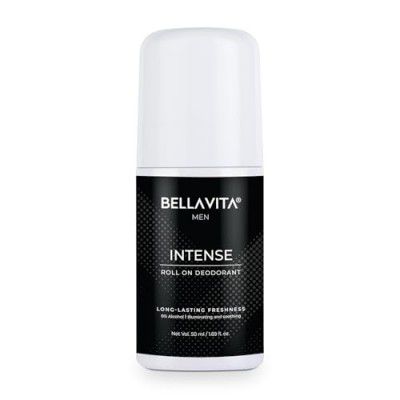 BELLAVITA Intense Natural Underarm Roll On Deodorant for Men