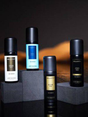 Bellavita organic Deo Parfum | 4x50 ml - (200 ml, Pack of 4)