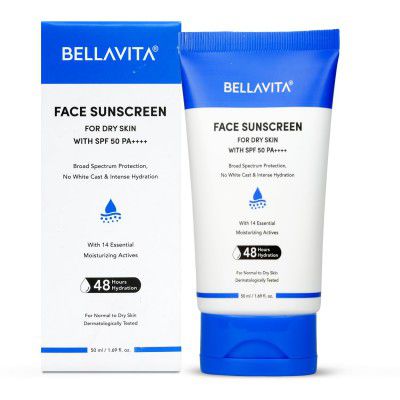 BELLAVITA Sunscreen SPF 50 For Dry Skin | 50ml