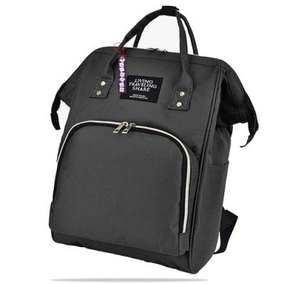 BEMBIKA Diaper Bags for Mom and Dad, Diaper Bags for mom and Baby, Mummy Bag for Multi-Function Waterproof and Large Capacity (Black)