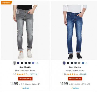 Ben Martin Jeans @ ₹499