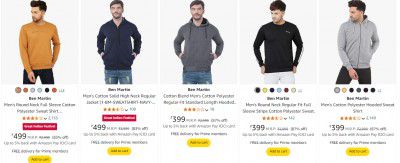 Ben Martin Men's Winterwear Upto 87% Off | Start At Rs.399