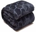 BENAVJI Mink Floral Embossed Super Soft AC Bed Velvet for Winter Blanket (Single, Grey)...
