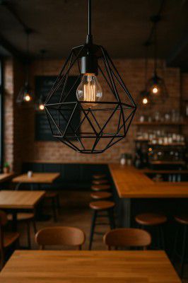 BENE Chico Pendant Lamp, 20 cm (Black, Pack of 1 Pc)