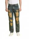 BENE KLEED Distressed Denim Jeans for Men, Vintage Blue...
