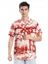 BENE KLEED Men Resort Collar Abstract Print Shirt...