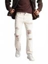 BENE KLEED Men's Light Distressed Relaxed Fit Jeans, Medium Wash...