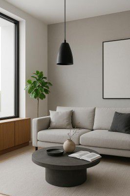 BENE Kofu Pendant Lamp, 16 cm (Black, Pack of 1 Pc)