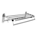 Benelave by Hindware Bathroom Accessories Bathroom Towel Shelf - Eco | Made of Stainless Steel | Stylish & Convenient | Space Saving...