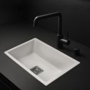 Benelave by Hindware BLACP91003 Quartz Sink 24x18 for Kitchen | Better Sound Absorption for Quieter Use | 7-year Manufacturer Warranty...