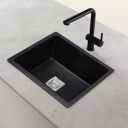Benelave by Hindware BLACP91005 Quartz Sink 21x18 | 7-year Manufacturer Warranty...