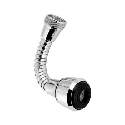 Benelave by Hindware F680022CP ABS Faucet Dual Flow Extension with 201 Pipe | 360-degree Rotation | Dual Flow- Shower & Aerator Mode | Sink Spray Water Saving | Made of ABS