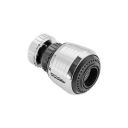 Benelave by Hindware F680024Cp Abs Faucet Connector with Dual Flow | 360-Degree Rotation | Dual Flow- Shower & Aerator Mode | Sink Spray Water Saving | Made of Abs,Standard...