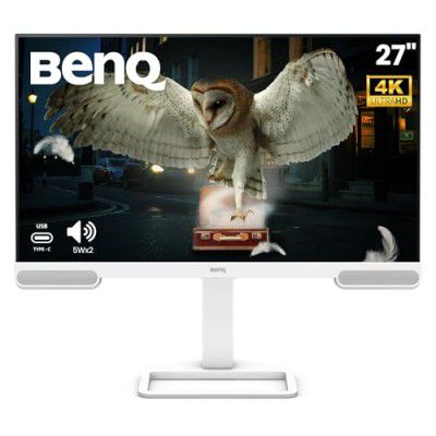 BenQ EW2790U 27” 4K UHD 3840x2160 Entertainment Monitor (White)