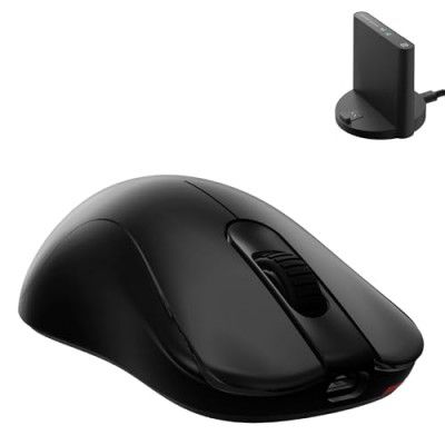 BenQ Zowie ZA13-DW 4K Wireless Mouse for Esports, ?Sports Science, 4K Enhanced Receiver, 65g, Symmetrical, Driverless, 3950 Sensor, 4K Polling Rate
